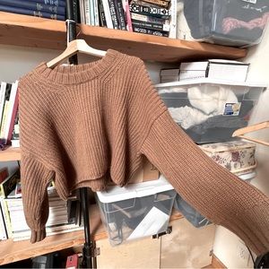 First Rite cropped sweater